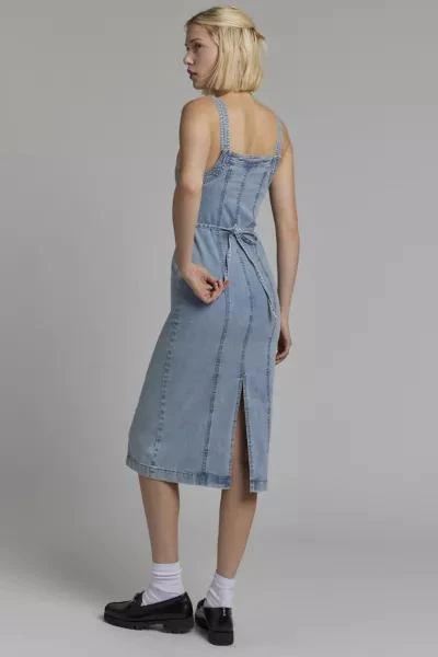 BDG BDG Finley Square Neck Denim Midi Dress 4