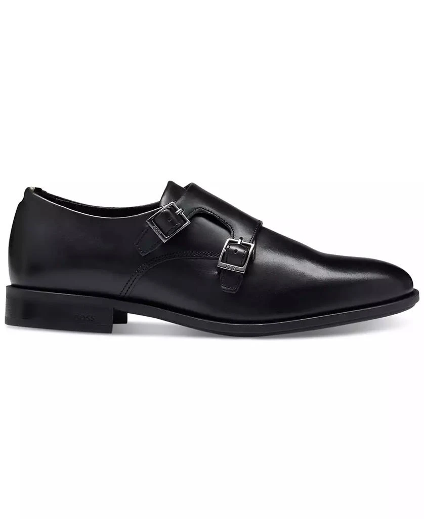 Hugo Boss Men's Colby Double-Buckle Monk Strap Dress Shoes 3