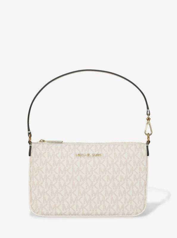 Michael Kors Jet Set Small Signature Logo Convertible Wristlet 5