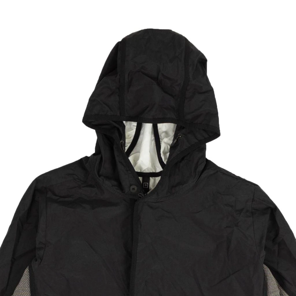 Byborre Byborre Black Hooded Hg5 Knit Sides Jacket 2