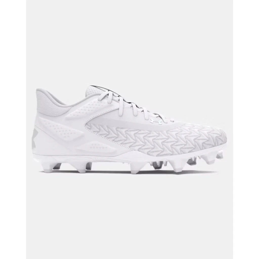 Under Armour Yard MT TPU 3.0 3027449-101 Mens White Baseball Cleats TF8538 2