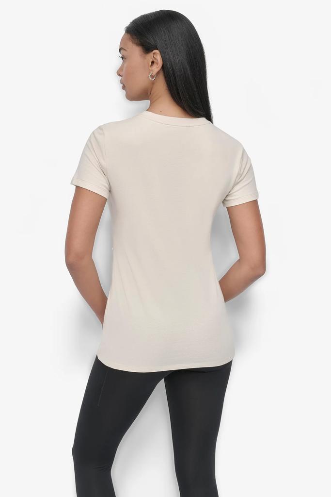 DKNY OMBRE OUTLINE LOGO CREW NECK TEE