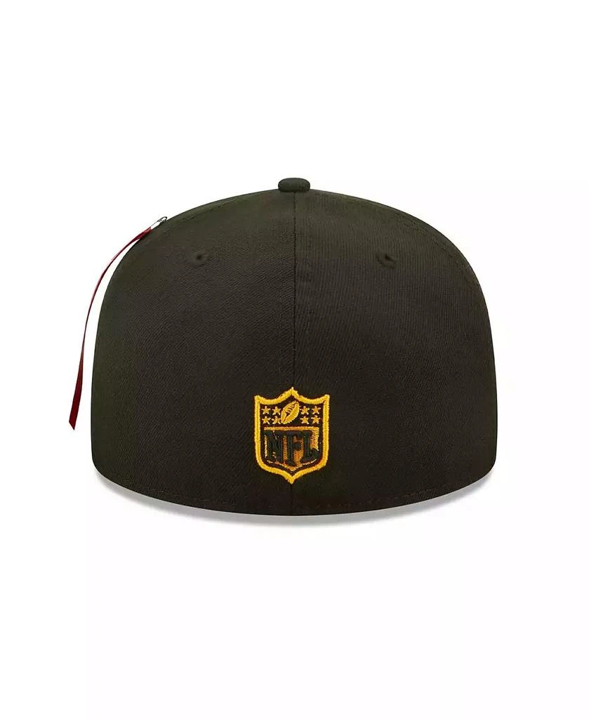 New Era Men's X Alpha Industries Black Pittsburgh Steelers Alpha 59Fifty Fitted Hat 2