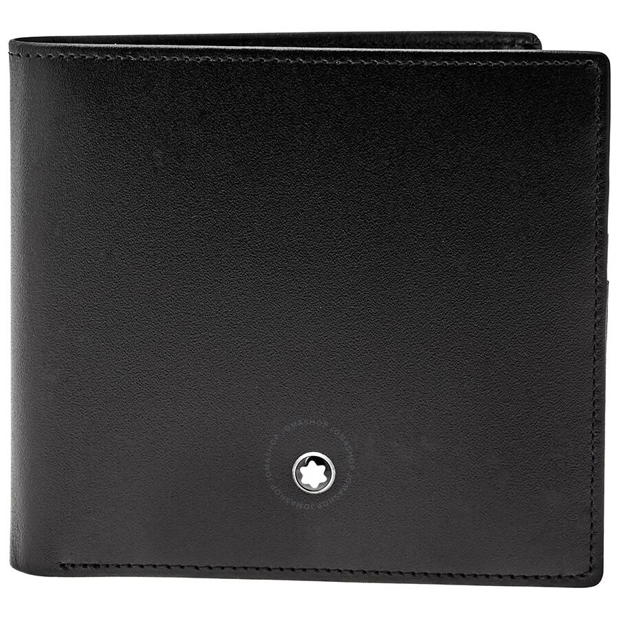 MontBlanc Meisterstuck 8 CC Black Leather Wallet 7163