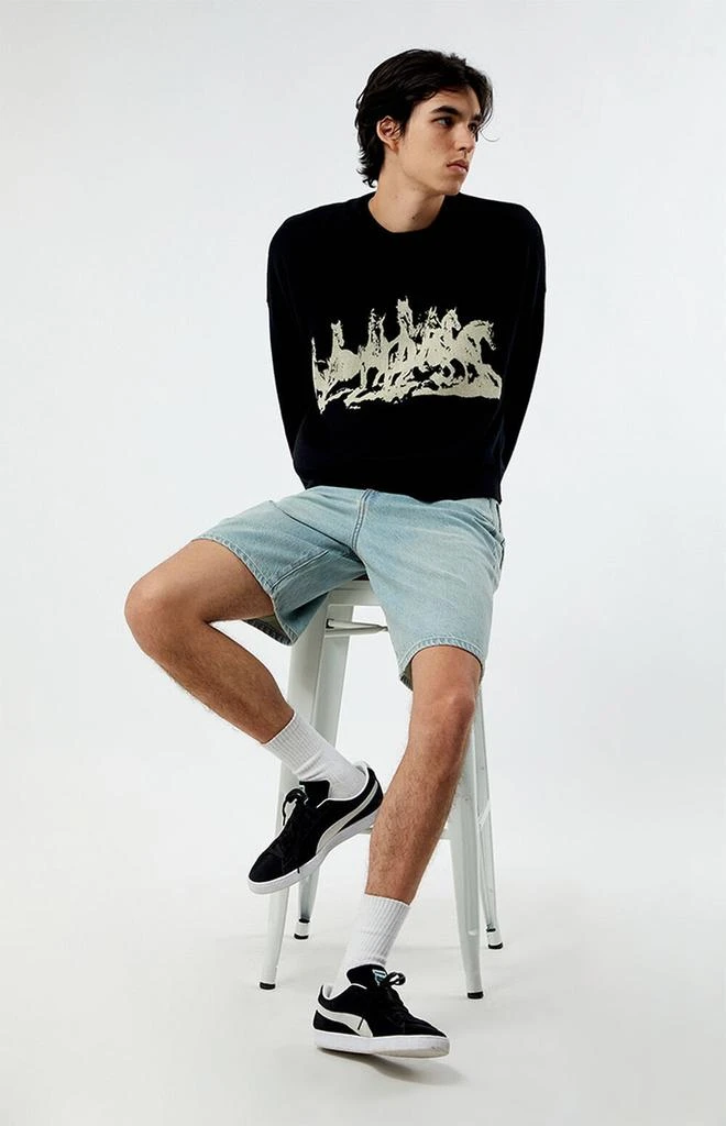 PacSun Horses Cropped Sweater 4