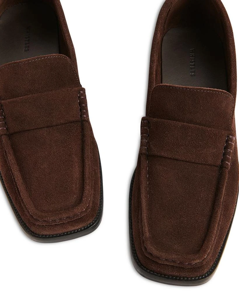 Whistles Women's Mora Square Toe Loafer Flats 5