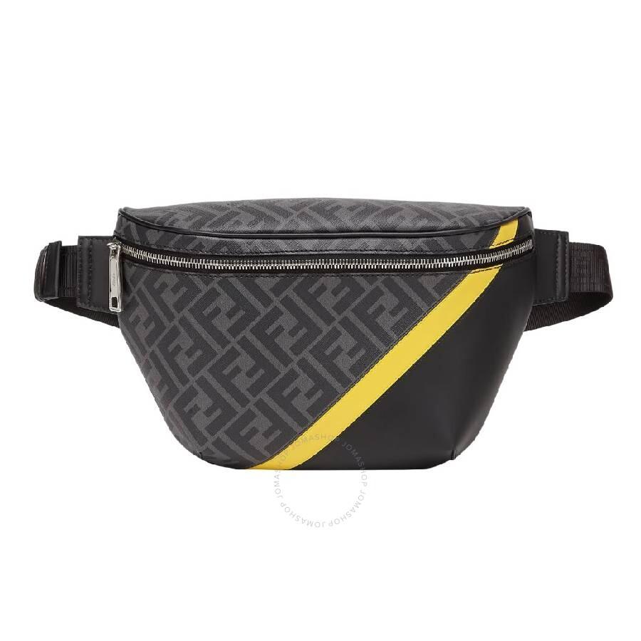 Fendi FF Fabric Diagonal Belt Bag
