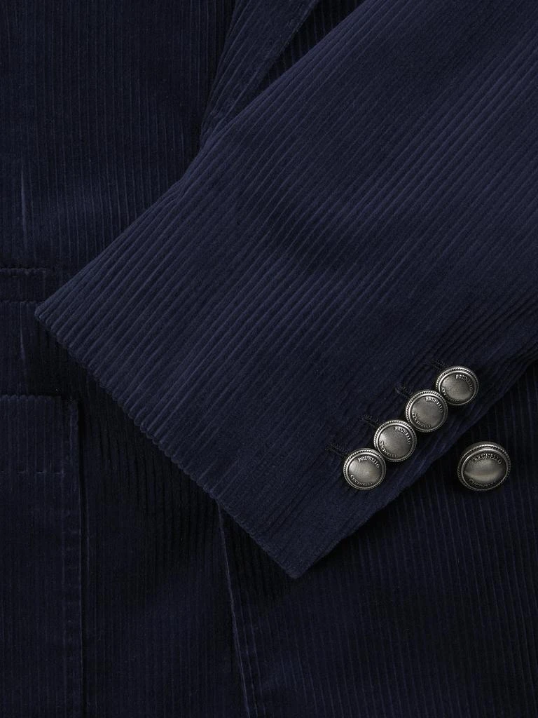 Brunello Cucinelli Corduroy Cotton Double-Breasted Blazer 3