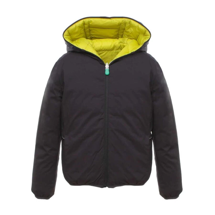 Save The Duck Kids Black Double-Face Down Jacket