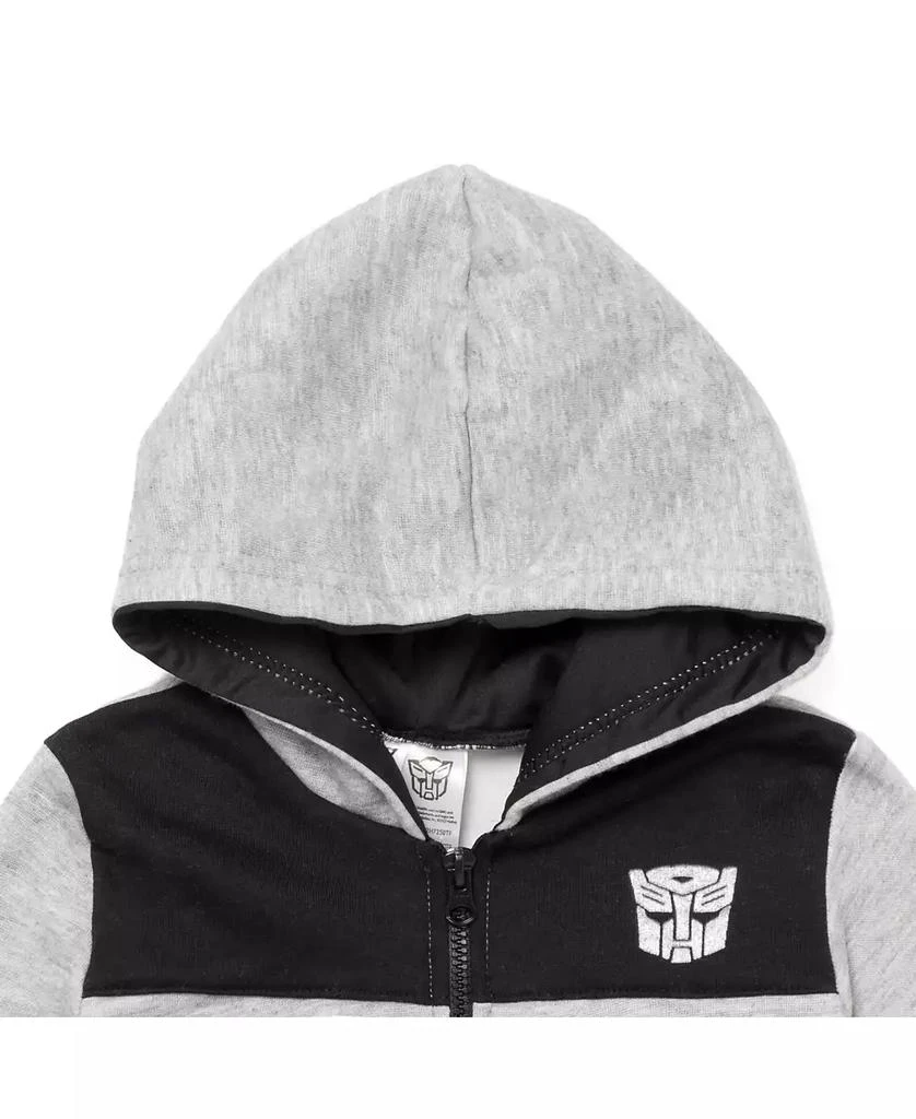 Transformers Toddler Boys Optimus Prime Bumblebee Megatron Half Zip Pullover Hoodie 5