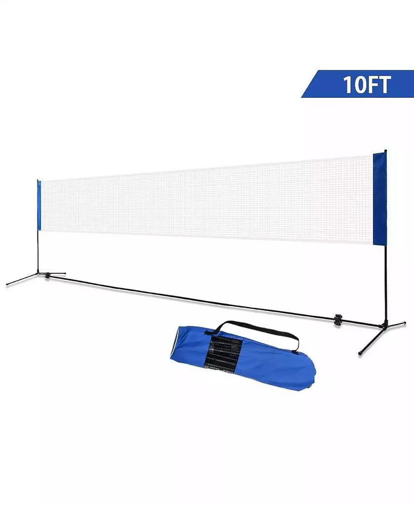 KUYOTQ Portable 10" x 5" Badminton Beach Tennis Training Net