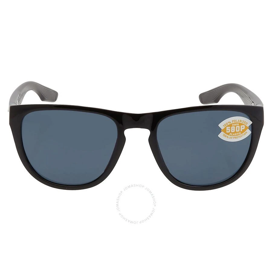 Costa Del Mar Irie Gray Polarized Polycarbonate 580P Aviator Unisex Sunglasses 6S9082 908203 55 1