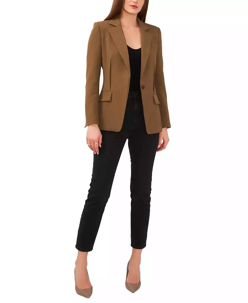 1. State Women's Notched Collar One-Button Blazer 3