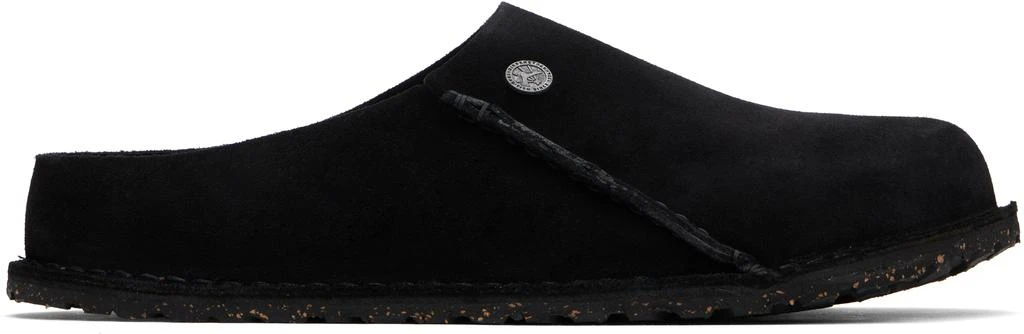 Birkenstock Black Regular Zermatt 365 Suede Leather Loafers 1