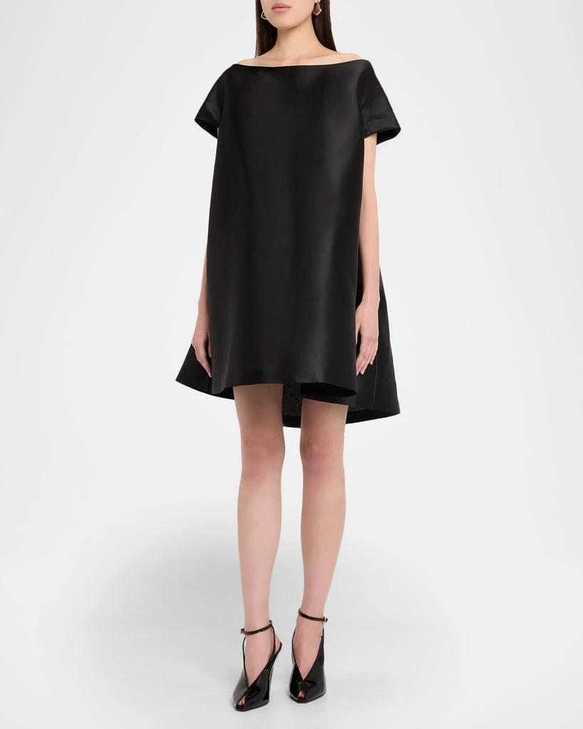 Bernadette Will Satin Short-Sleeve Mini Dress 4