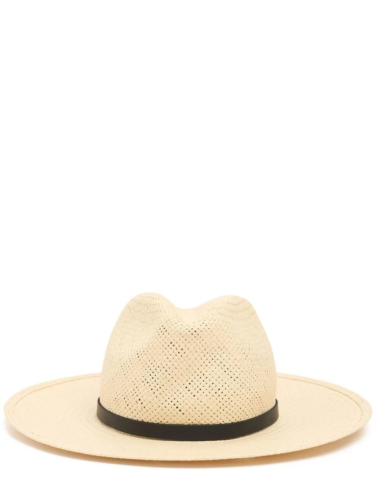 Janessa Leone Lyra Packable Straw Fedora Hat 1