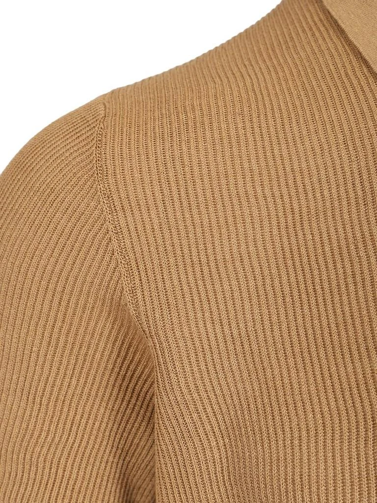 mauro ottaviani Mauro Ottaviani Ribbed Knit Polo 4