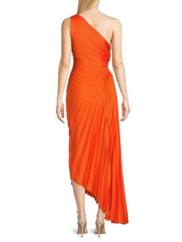 A.L.C. Delfina Asymmetric Pleated Dress 2