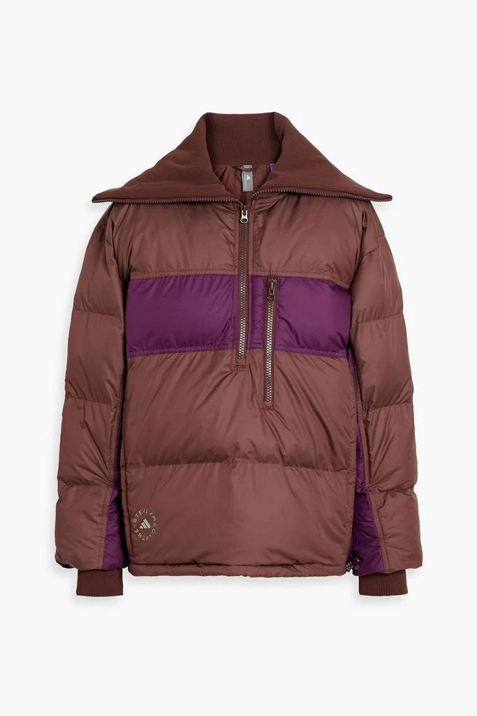 Adidas Quilted two-tone shell jacket 1