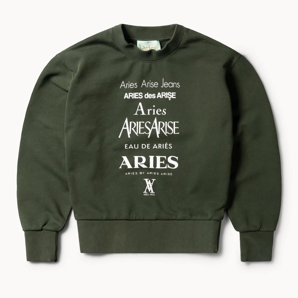 ARIES Perfume Cotton-Jersey Sweatshirt 1