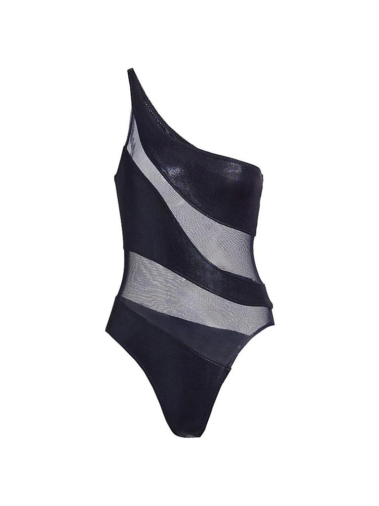 Norma Kamali Snake Mesh Mio One-Piece Swimsuit 1