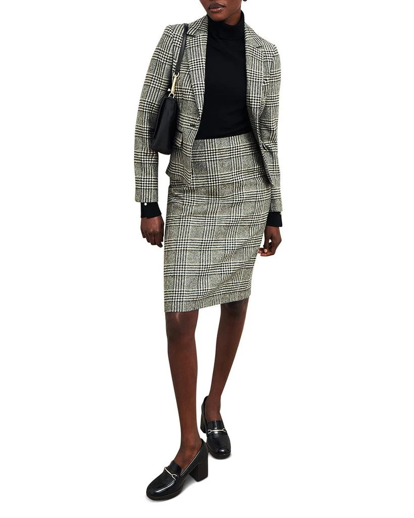 HOBBS LONDON Brea Plaid Blazer 5