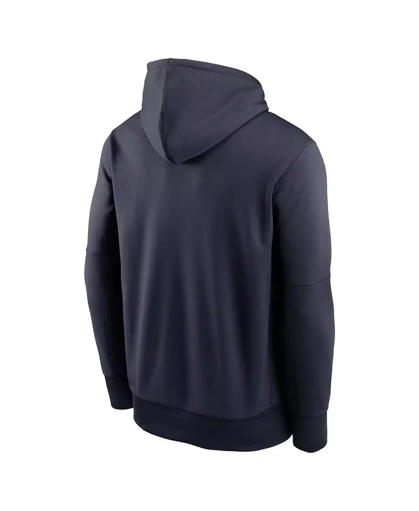 NIKE Men's Navy Chicago Bears Performance Pullover Hoodie 3