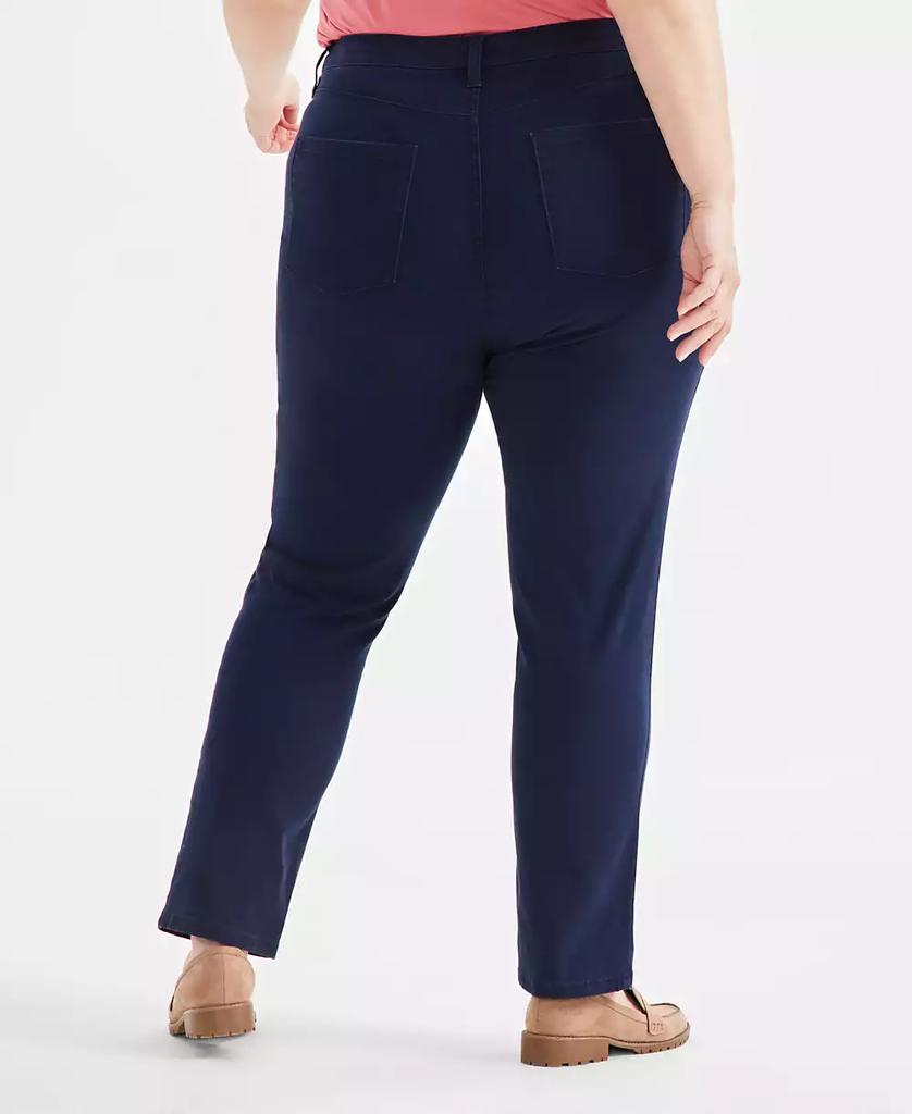 Style Co Plus Size High Rise Straight Leg Pants Exclusively at Macy s Jeans BeyondStyle