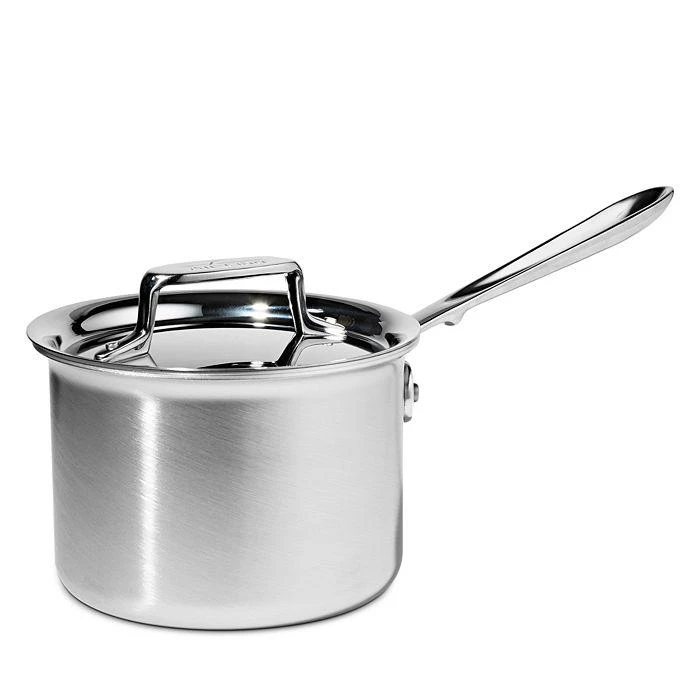 All-Clad Stainless Steel 2 Quart Sauce Pan with Lid 1