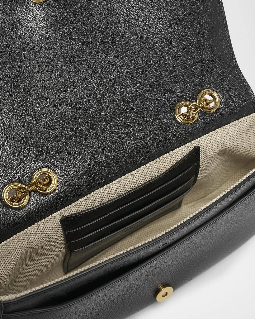 Chloé Horse Medal Wallet on Chain in Grained Leather 4
