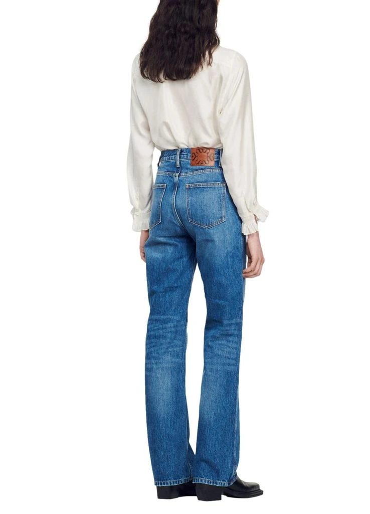 Sandro Flared faded jeans 3