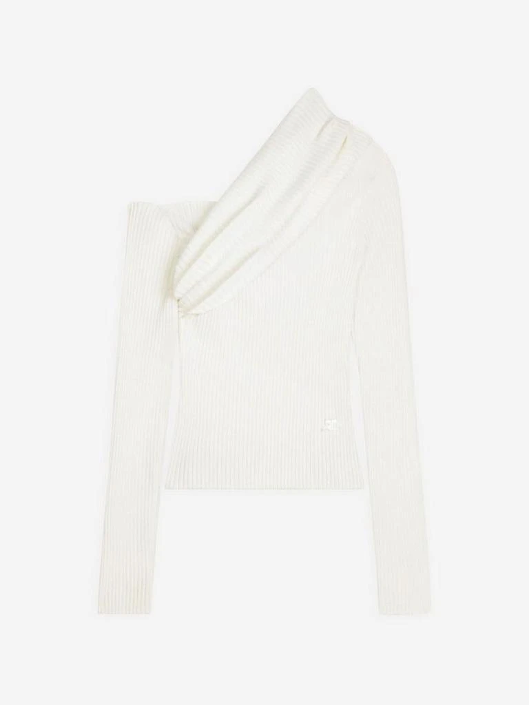 Courrèges Courrèges Twist Ribbed Sweater 1