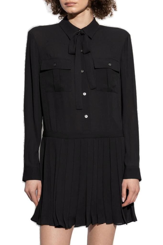 Theory Theory Pleated Hem Bow Detailed Dress 2