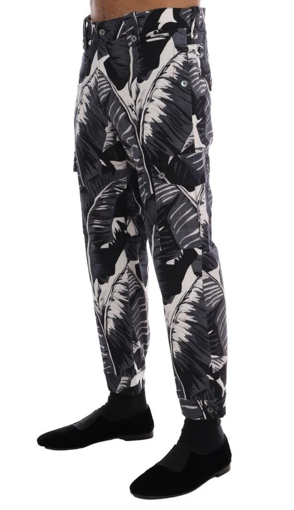 Dolce & Gabbana Elegant Capri Casual Pants in Banana Leaf Men's Print 2