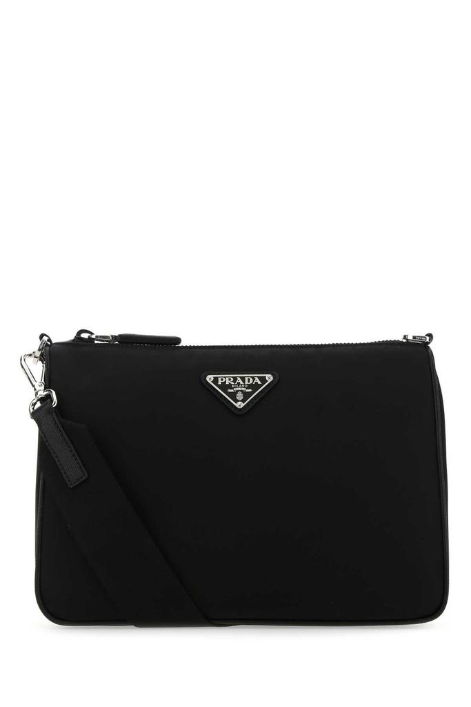 Prada Small Re-Nylon and Leather Shoulder Bag - Shoulder