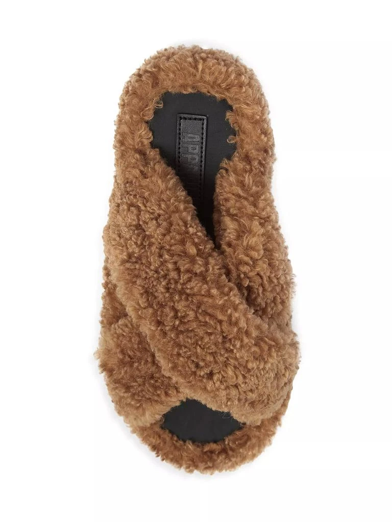 Apparis Biba Luxe Teddy Slides 3