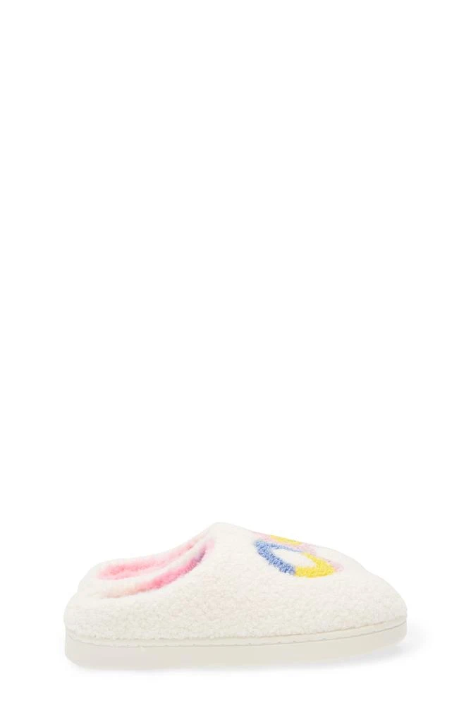 Harper Canyon Kids
 Peace Flower Faux Fur Lined Faux Shearling Slipper 4