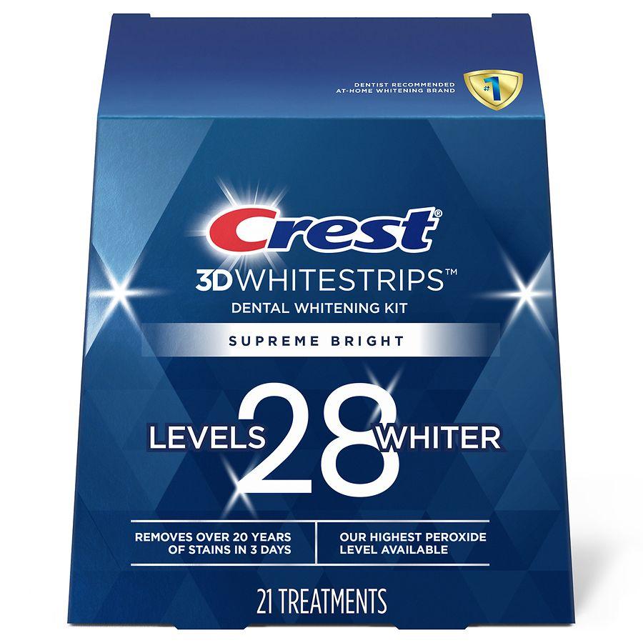 Crest 3D Whitestrips Supreme Bright Teeth Whitening Kit