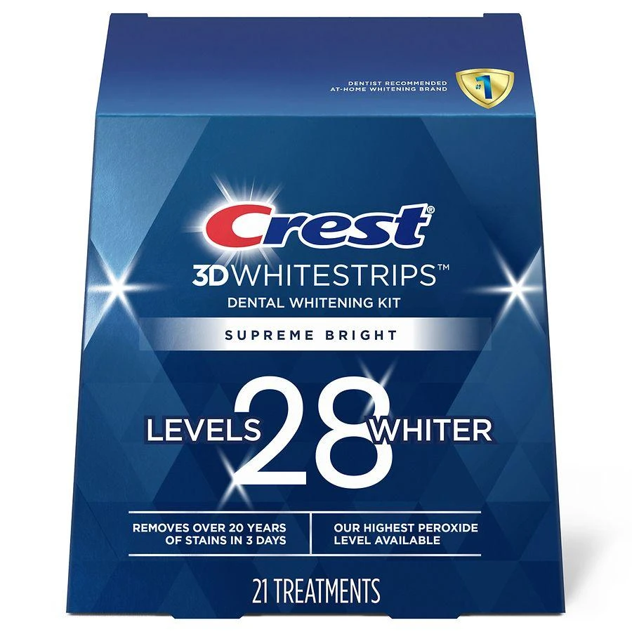 Crest 3D Whitestrips Supreme Bright Teeth Whitening Kit 1