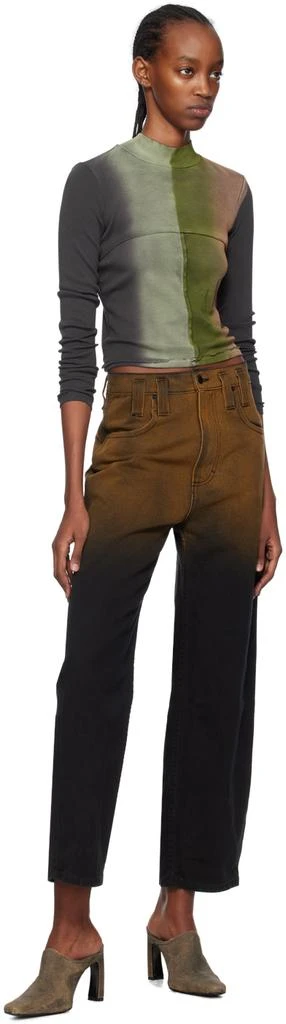 Eckhaus Latta Multicolor Lapped Baby Turtleneck 4