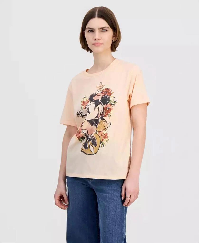 Disney Juniors
 Minnie Mouse Floral Graphic T-Shirt