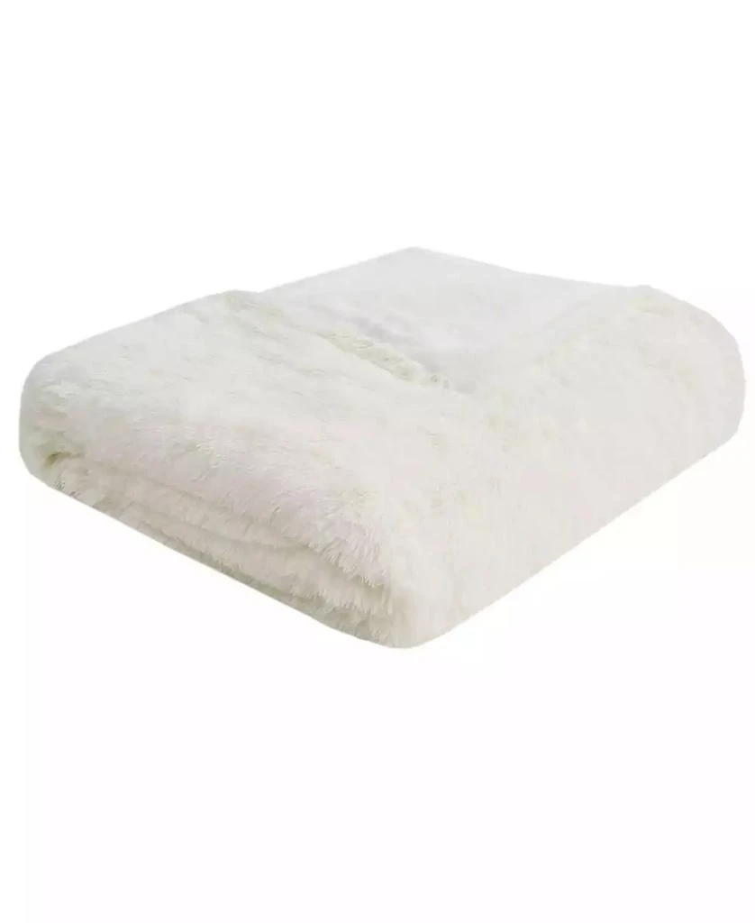 Macy's Malea Shaggy Faux-Fur 2-Pc. Duvet Cover Set 4