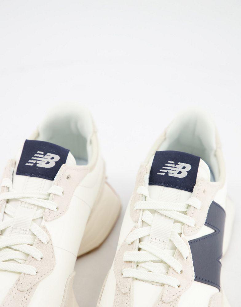 ☆大人気☆New Balance 327 Off white/Navy New Balance New Balance 327 trainers in off white/navy