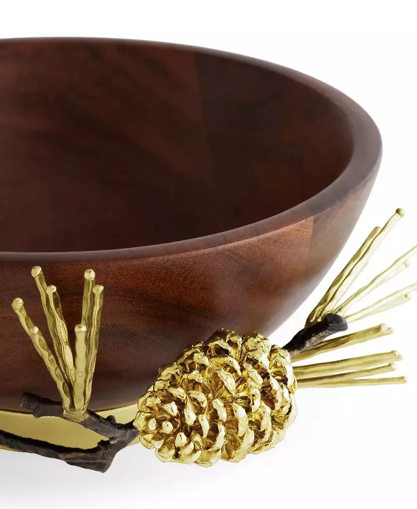 Michael Aram Pinecone Wood Small Bowl 4