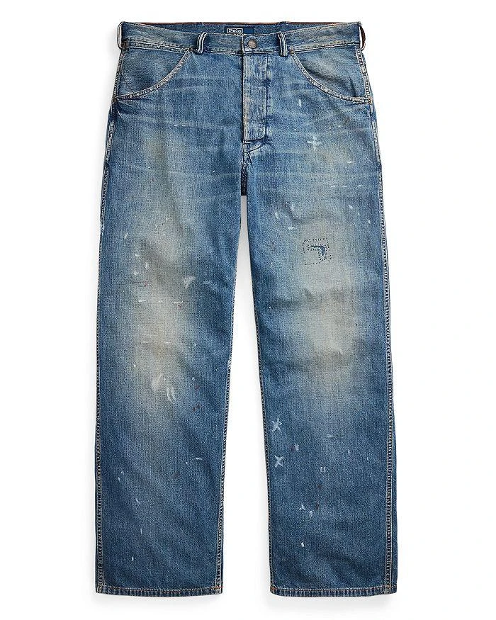 Ralph Lauren Relaxed Fit Distressed Carpenter Jeans 6