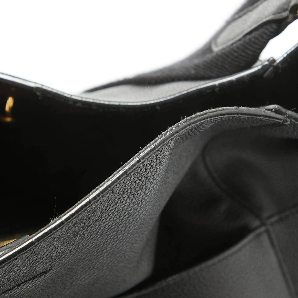 Celine Celine Black Leather Sangle Bucket Bag 6