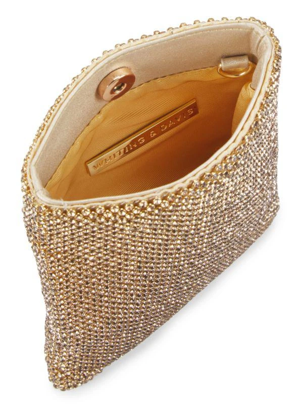 Whiting & Davis Crystal Embellished Chain Crossbody Bag 3