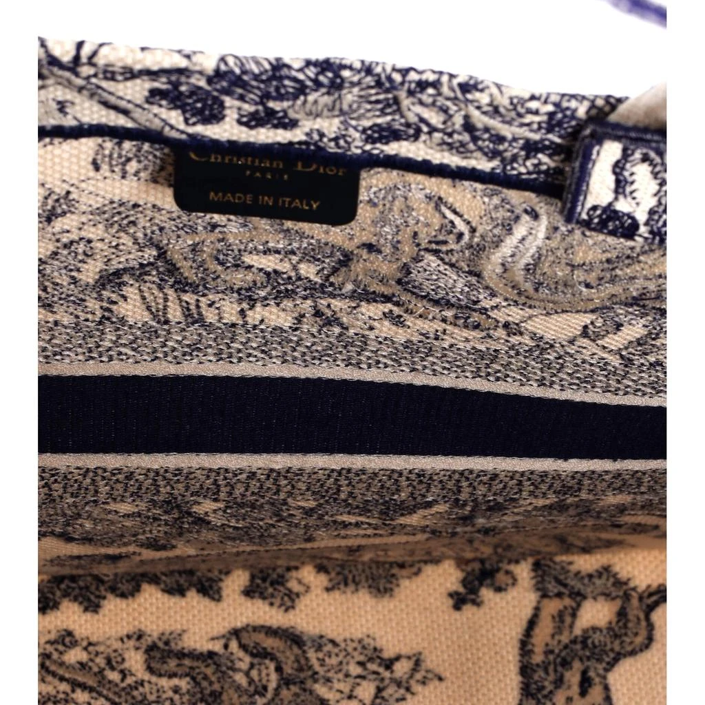 Dior Book Tote Embroidered Canvas Large 4