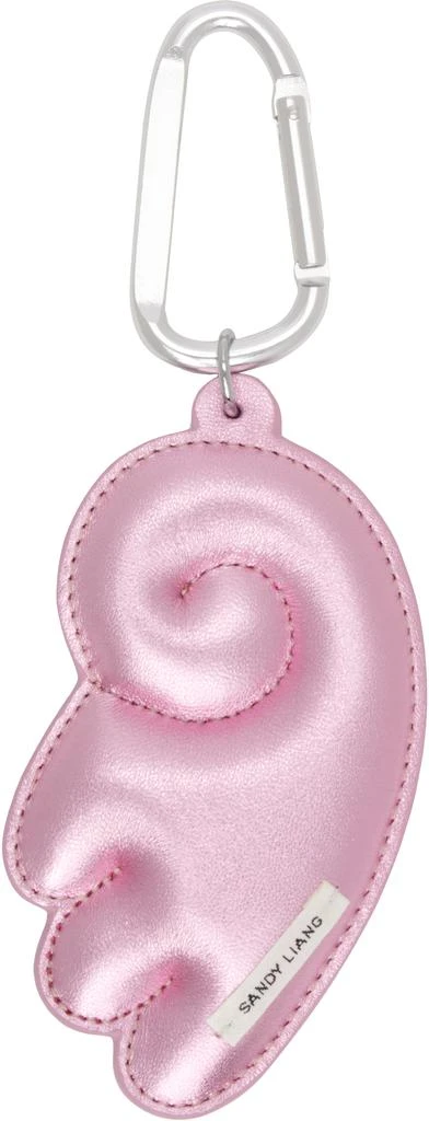 Sandy Liang Pink Wing Bag Charm Keychain 2