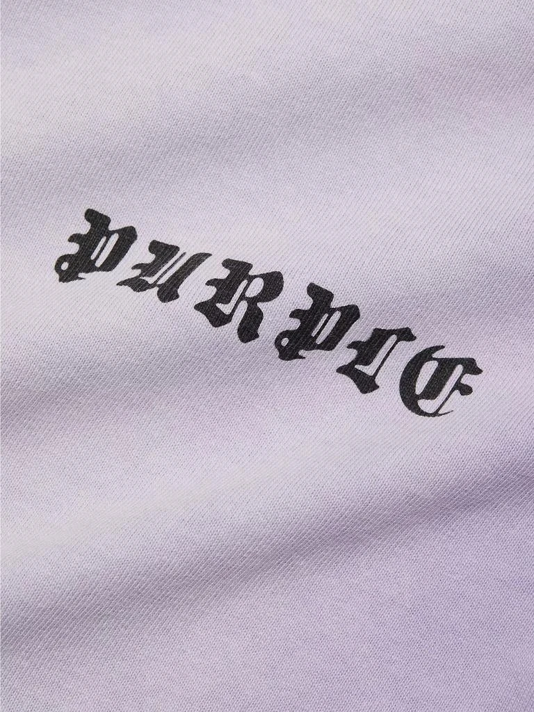 Purple Brand Logo 'P' Crewneck T-Shirt 7